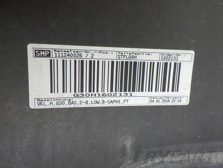 BMW 5 G30 SEDAN Rear Bumper