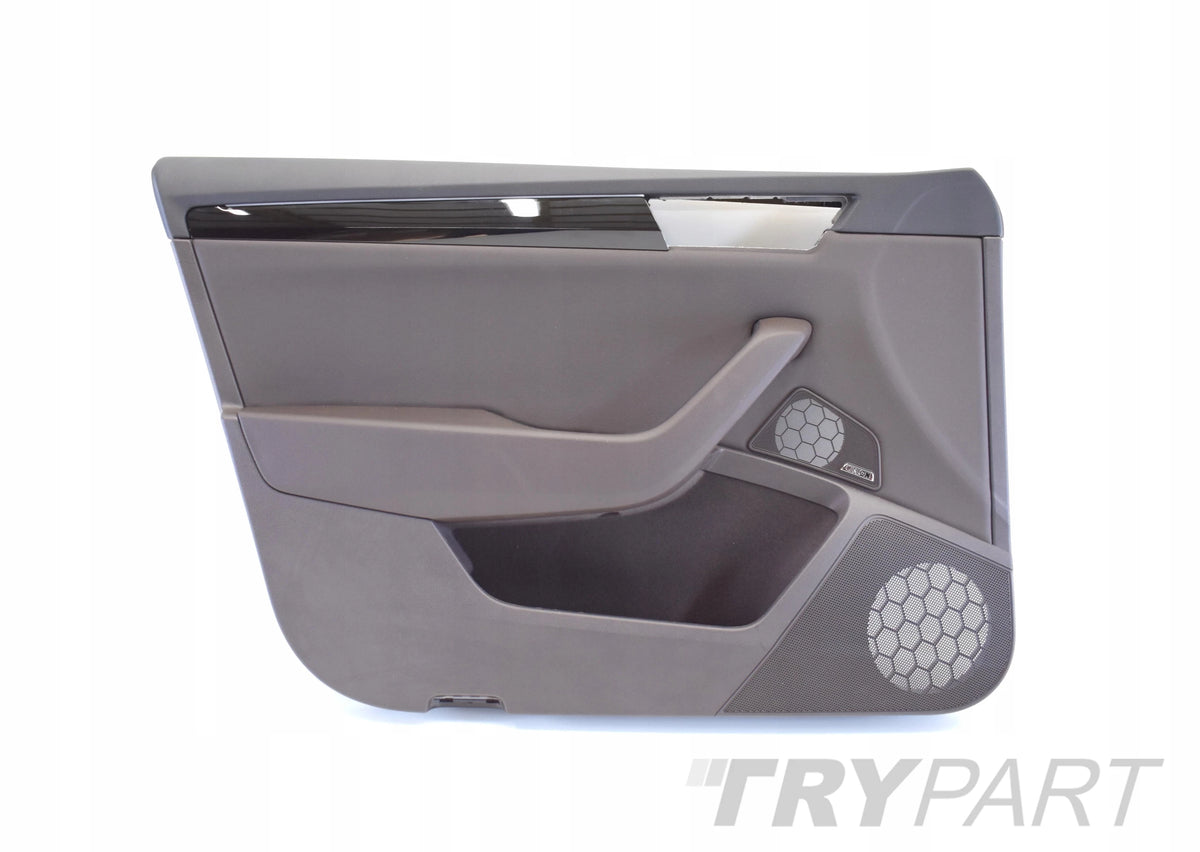 SKODA SUPERB III 3V0 LEFT FRONT DOOR PANEL UPHOLSTERY NEW ORG