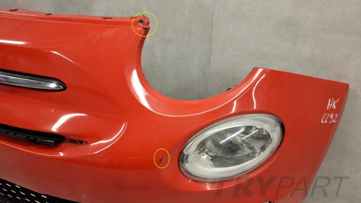 Front Bumper for Fiat 500 Lift 15-24 / With Halogens + Wiring