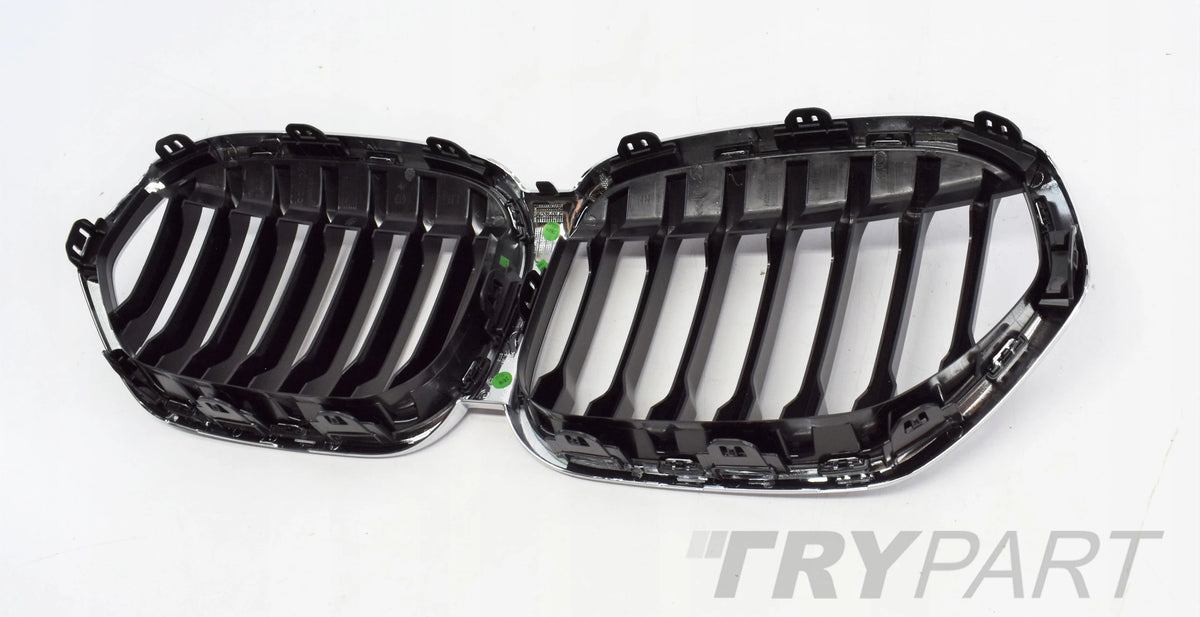 BMW X1 F48 LIFT LCI CHROME GRILLE KIDNEY NEW