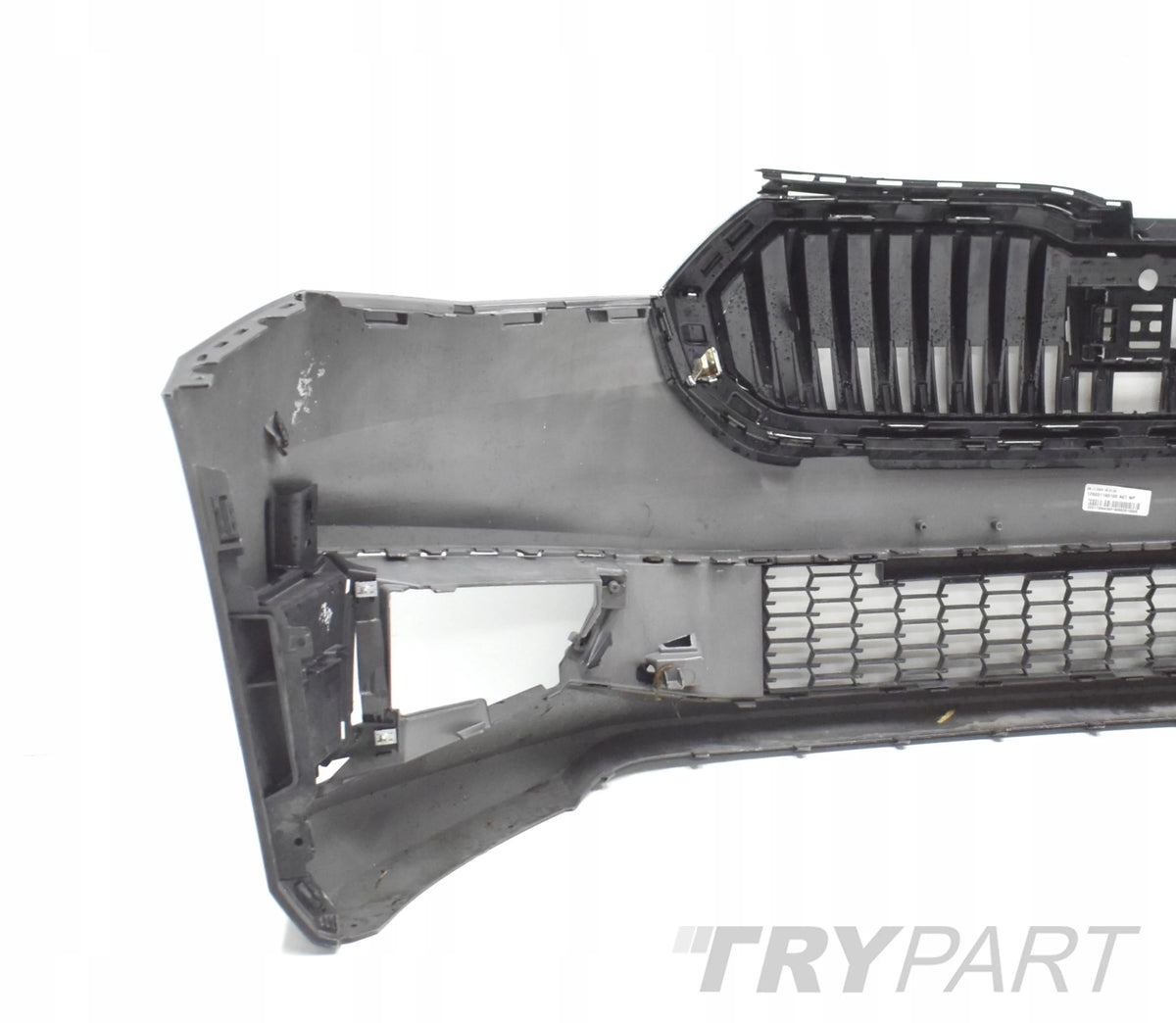 SKODA FABIA IV 6VA FRONT BUMPER ORG + GRILLE