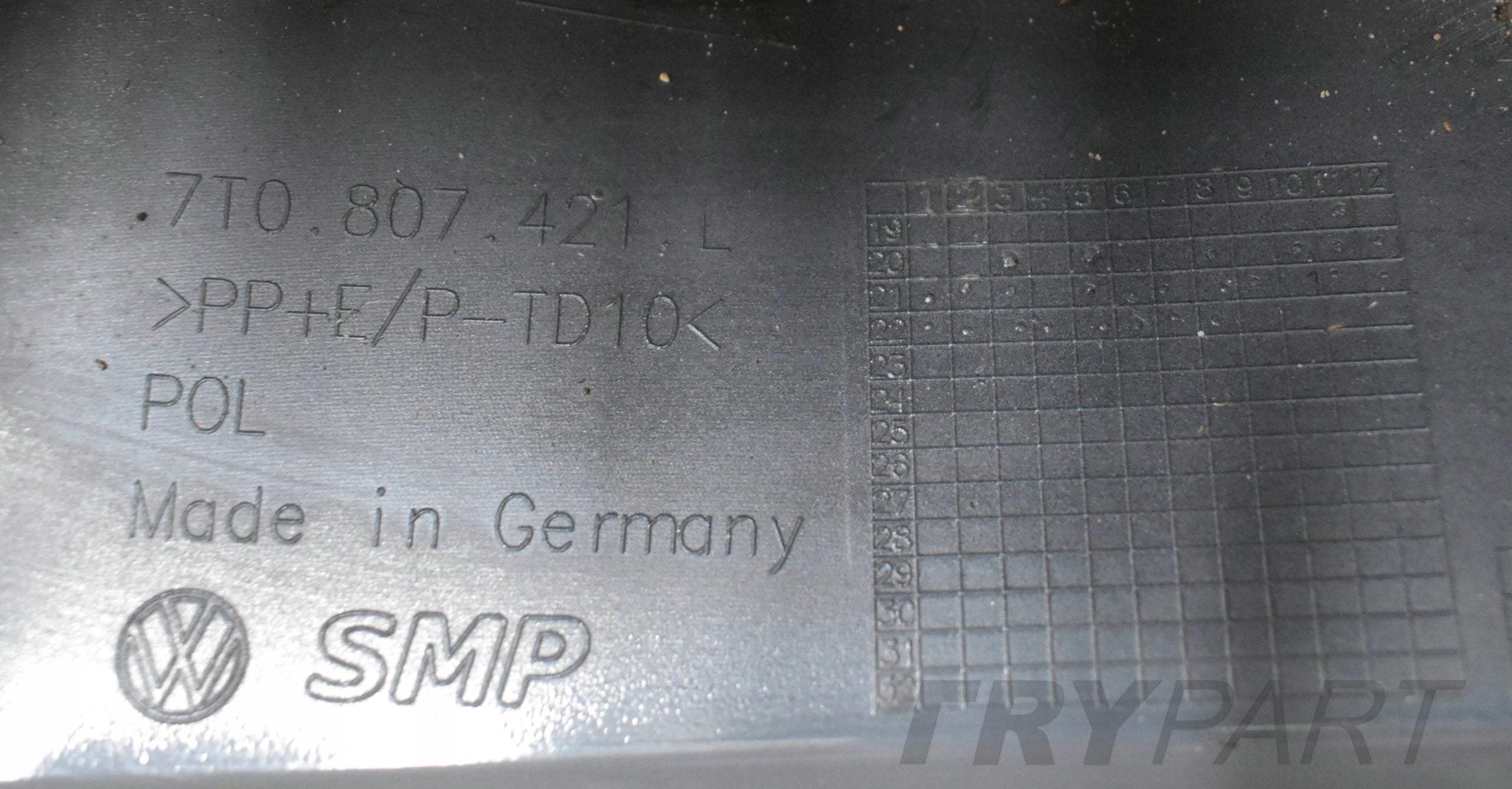 VW T7 MULTIVAN 7T0 REAR BUMPER ORG 7T0807421L