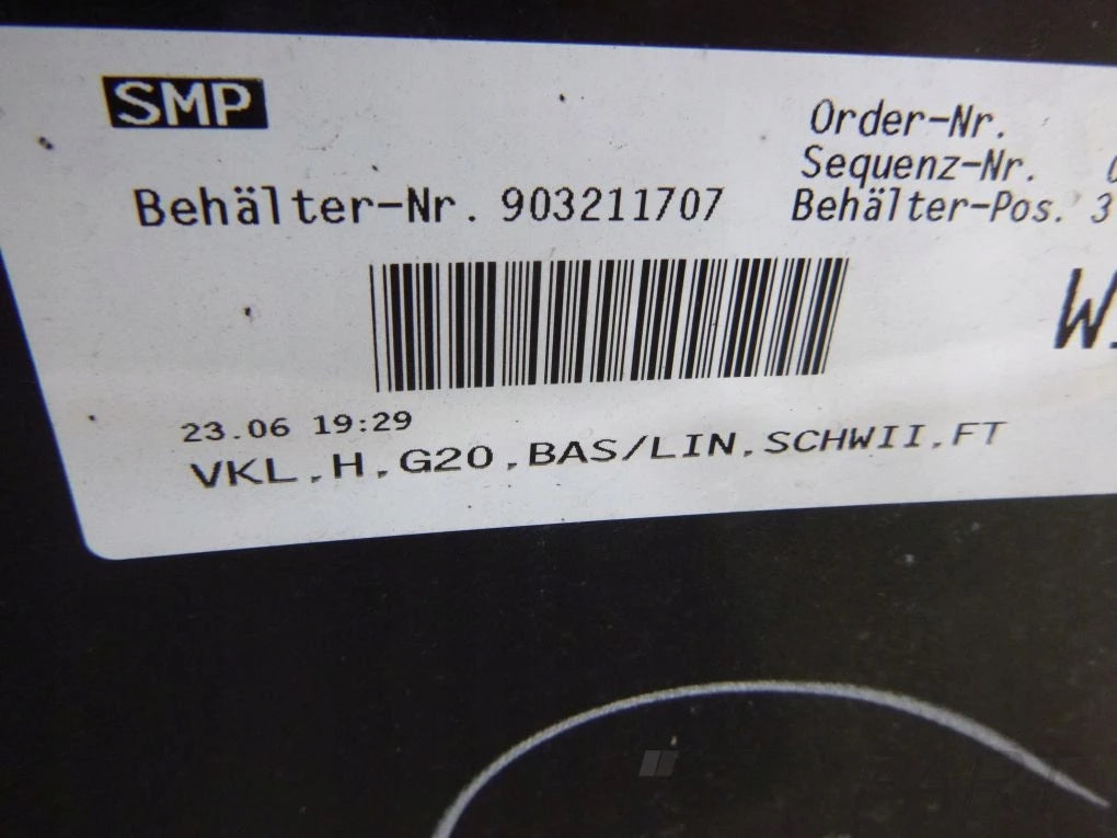 BMW 3 G20 SEDAN 19- Rear Bumper