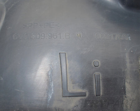 SKODA FABIA III LIFT 6V LEFT FRONT FENDER WHEEL ARCH COVER!