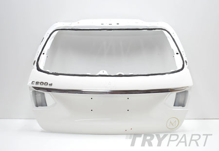 MERCEDES C CLASS W205 REAR TRUNK LID REAR ORIGINAL ESTATE + CHROME