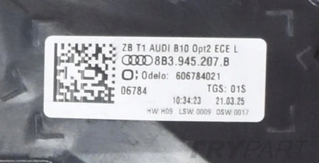AUDI A5 B10 8B3 LED LEFT REAR LAMP ORG EU 8B3945207