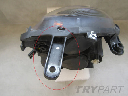 HEADLIGHT ALFA ROMEO MITO LIFT CARBON STANDARD LENS LH 08-18 50540106