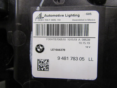 BMW X5 G05 X6 G06 FULL LED Headlight 18-23 LH LEFT 9481783