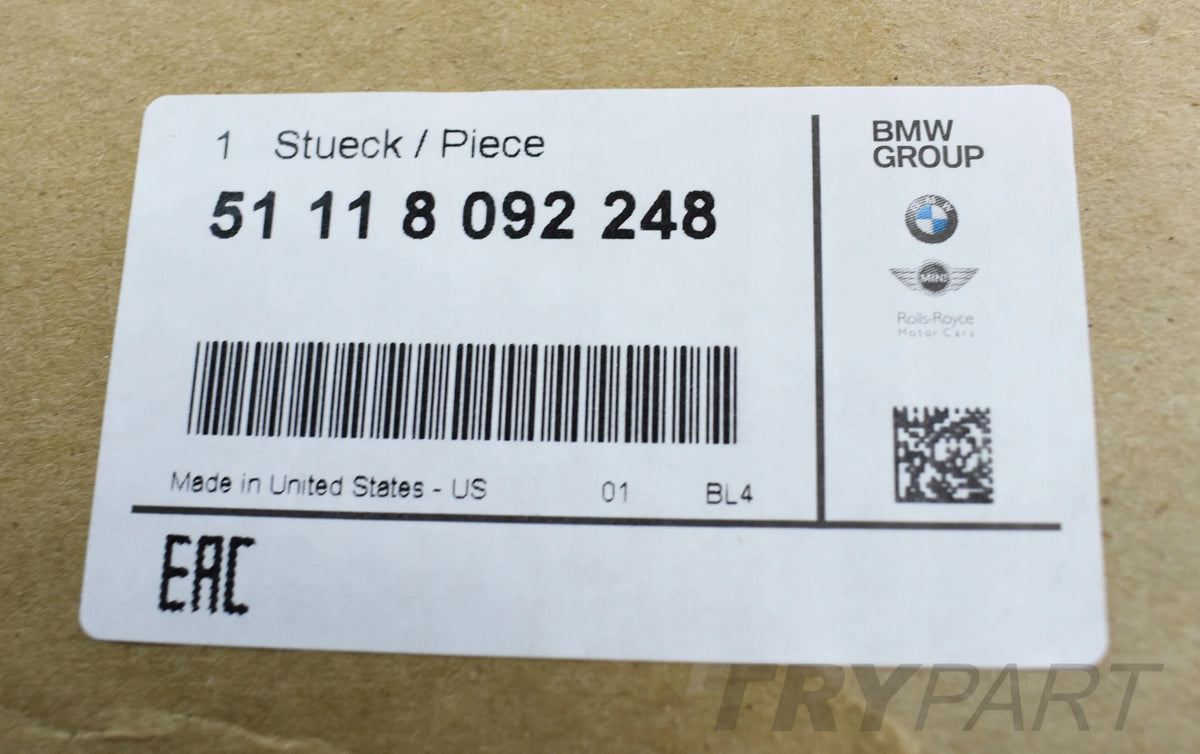 BMW X6 G06 M PACKAGE BUMPER GRILLE TRIM RIGHT