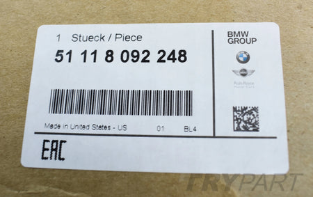 BMW X6 G06 M PACKAGE BUMPER GRILLE TRIM RIGHT