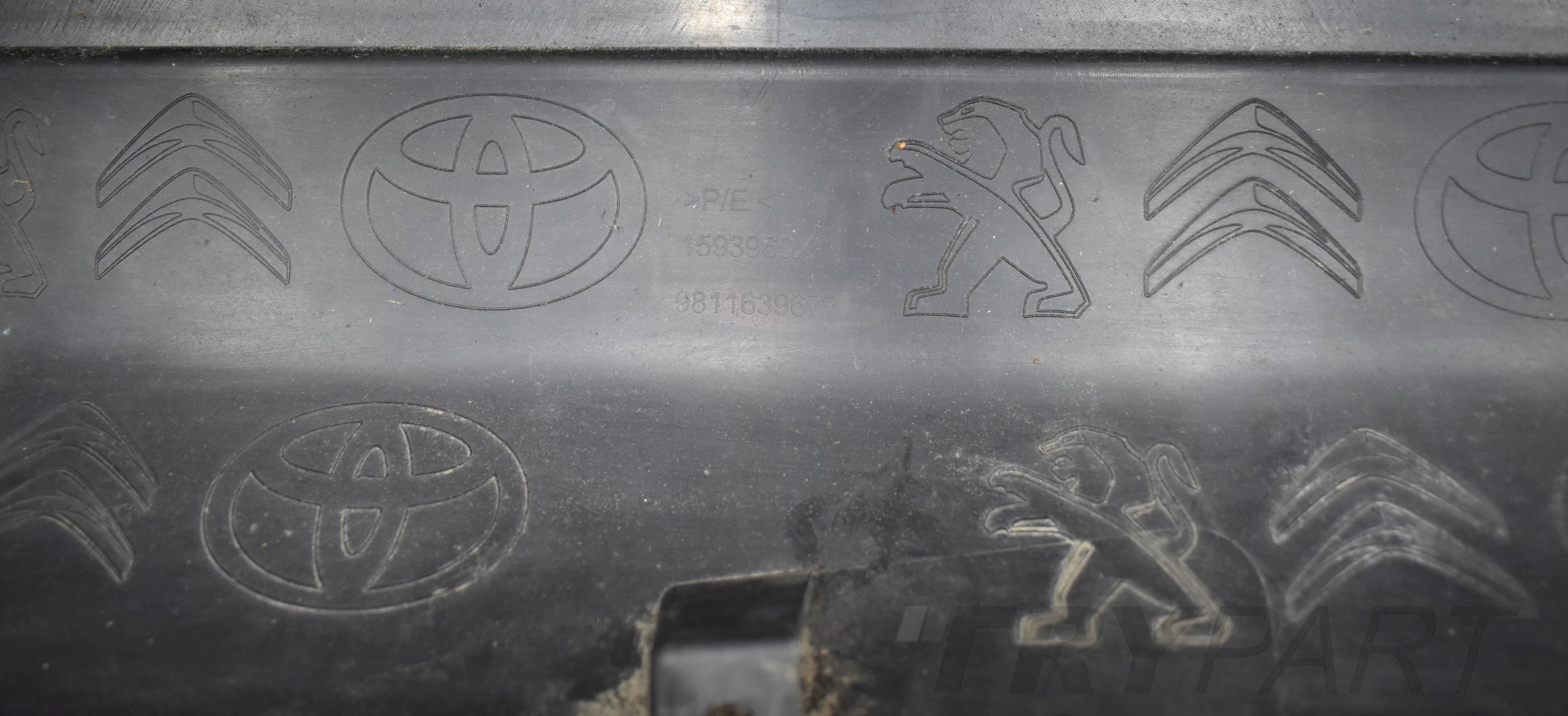TOYOTA PROACE PEUGEOT EXPERT III JUMPY REAR BUMPER, ORIGINAL PAINT
