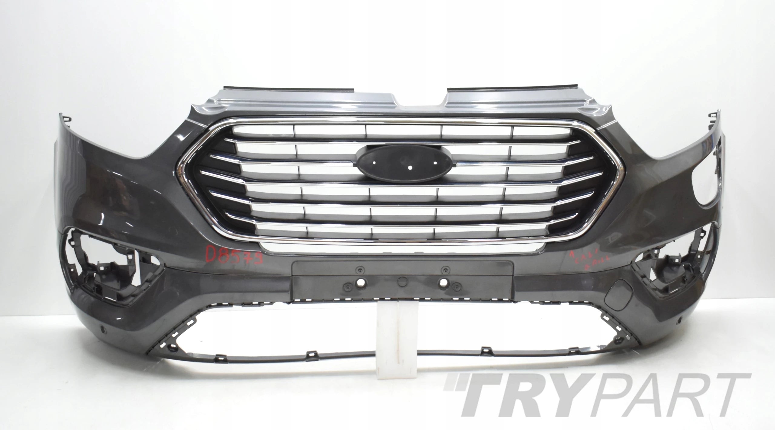 FORD TRANSIT CUSTOM FRONT BUMPER ORIGINAL HYBRID + GRILLE