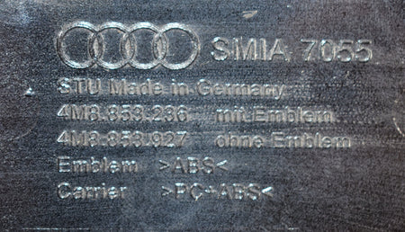 AUDI Q7 II 4M COVER REAR HATCH OEM