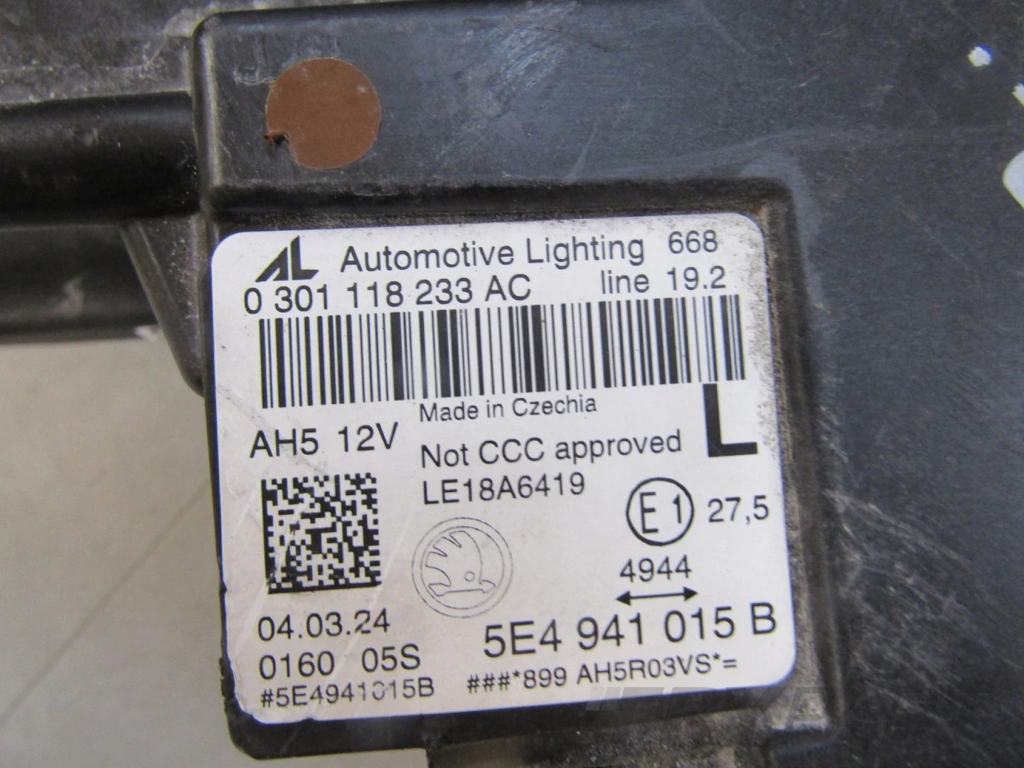 SKODA OCTAVIA IV FULL LED HEADLIGHT 19-24 LH LEFT 5E4941015B