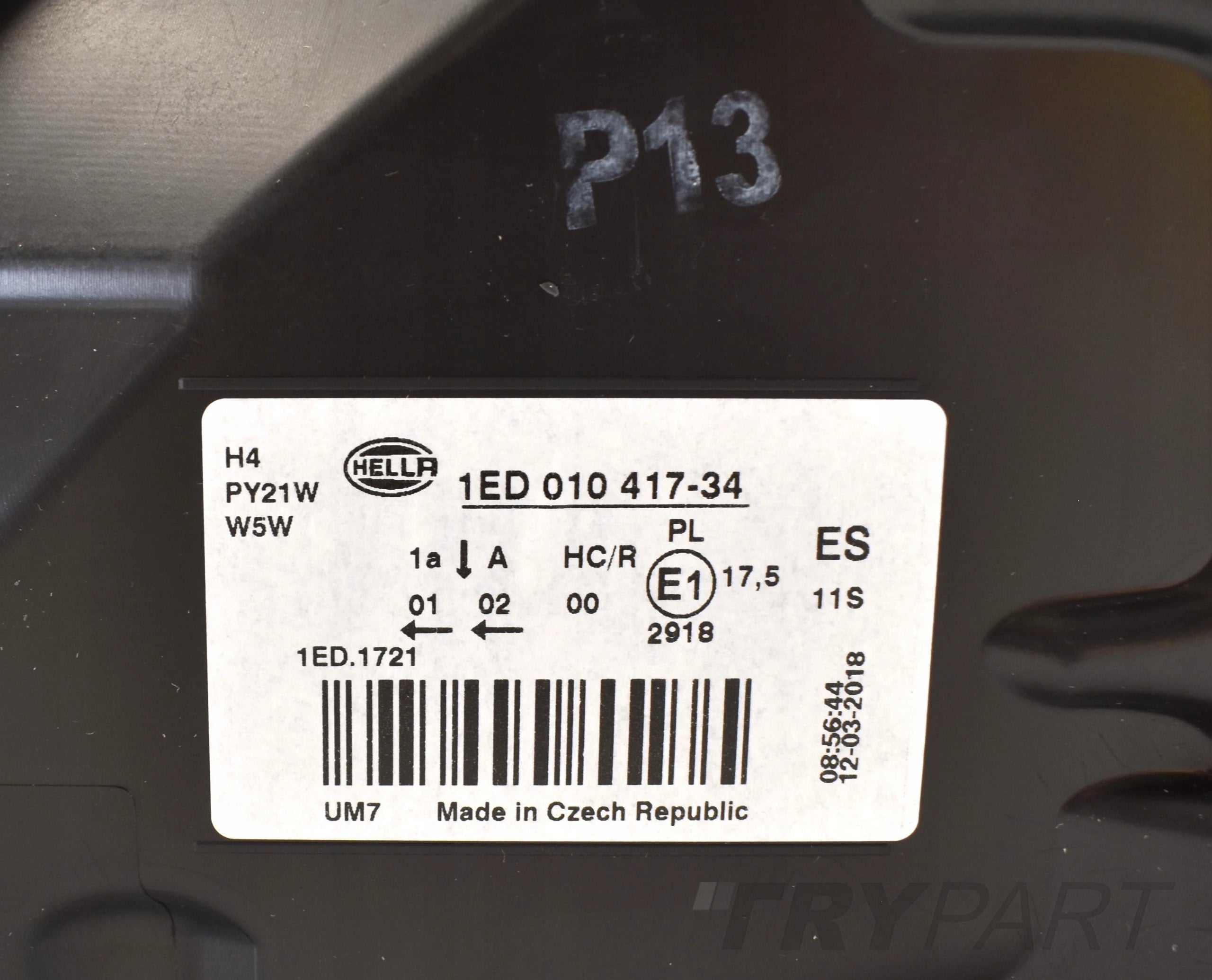 SKODA FABIA II ROOMSTER 5J HEADLIGHT RIGHT FRONT ORIGINAL NEW