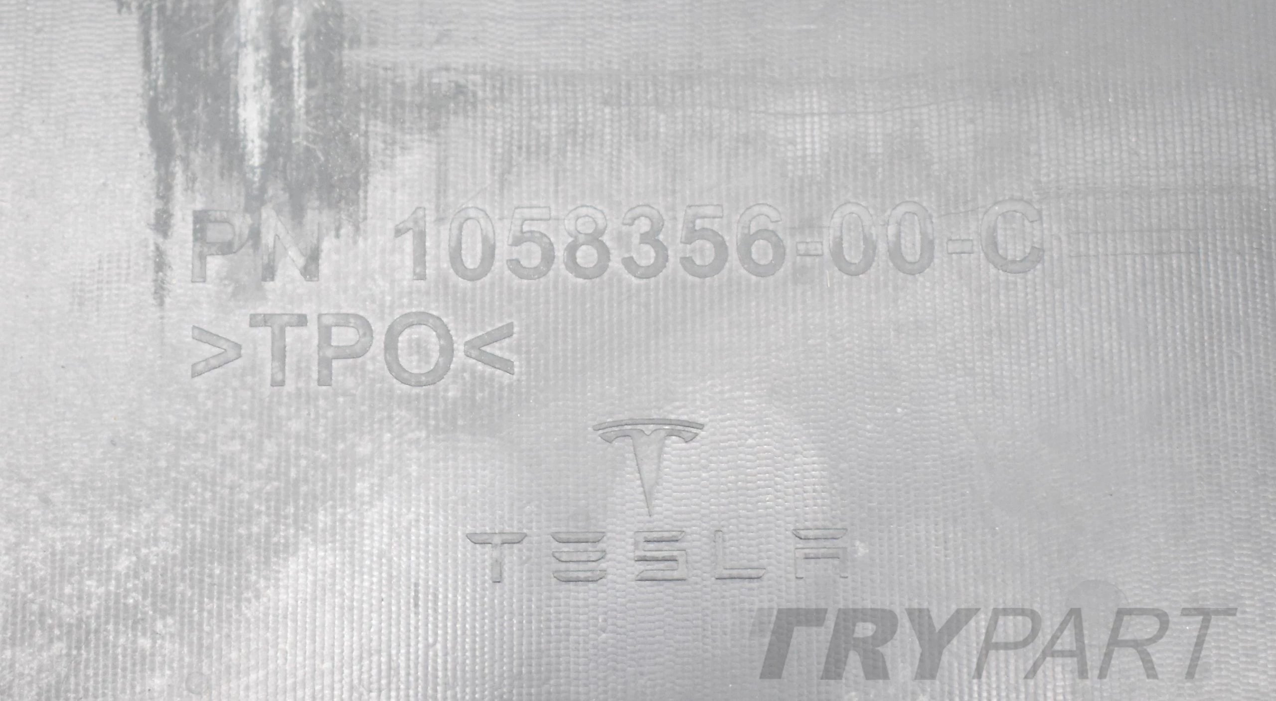 TESLA MODEL X REAR BUMPER DIFFUSER SPOILER ORG
