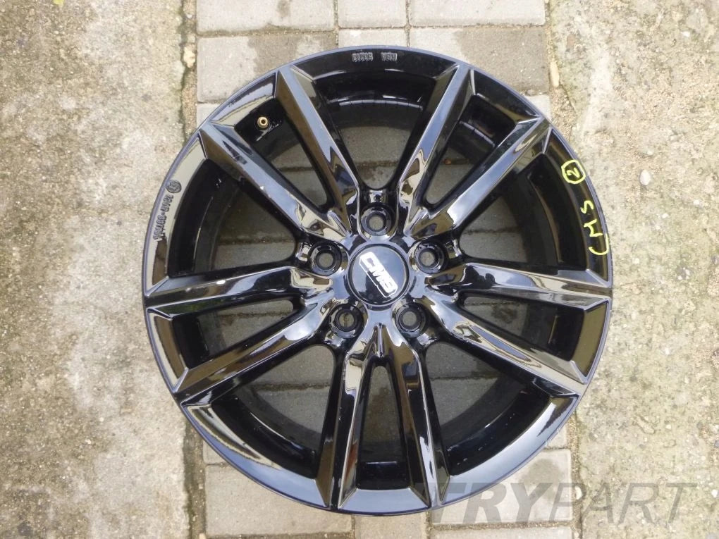 CMS C27 black 7.0x17 5x114.3 ET51 aluminum wheel