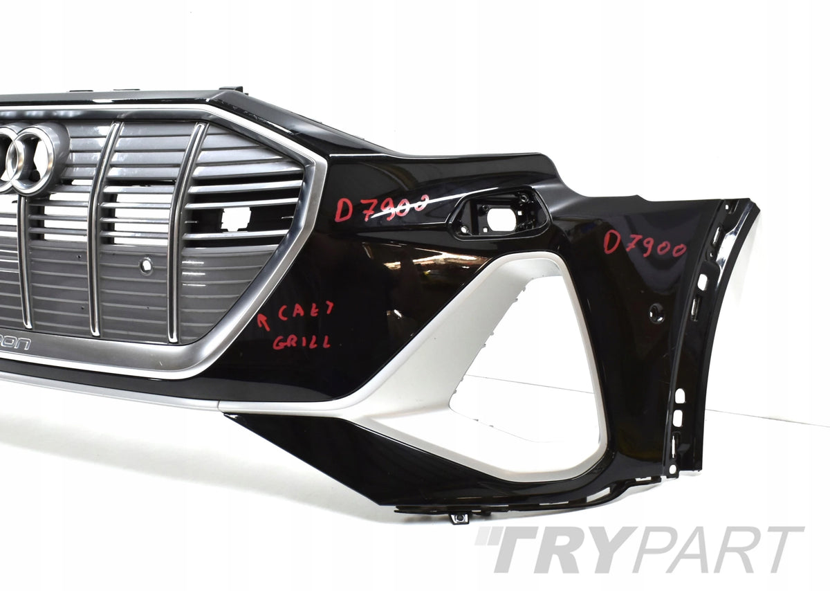 AUDI E TRON 4KE S LINE FRONT BUMPER ORG + GRILLE