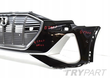 AUDI E TRON 4KE S LINE FRONT BUMPER ORG + GRILLE