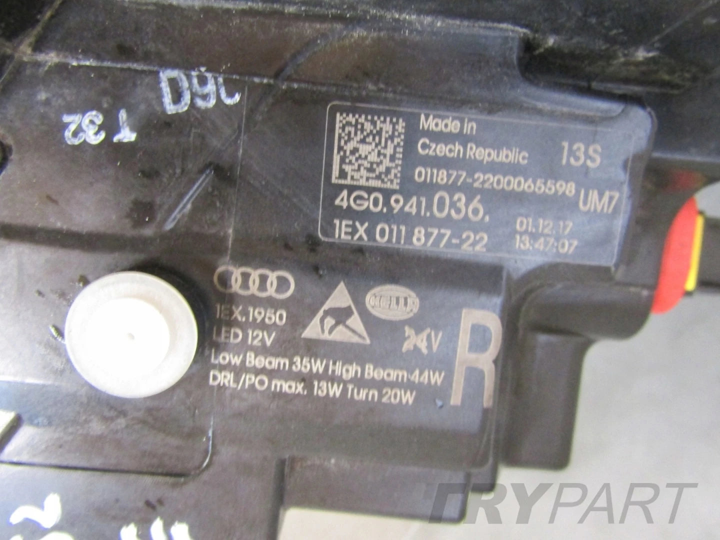 FRONT HEADLIGHT AUDI A6 RS6 C7 LIFT MATRIX 14-18 RH RIGHT 4G0941036