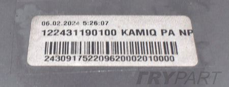 SKODA KAMIQ 568 LIFT FRONT BUMPER ORIGINAL