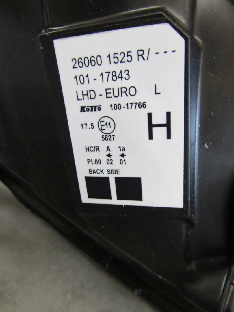 HEADLAMP RENAULT KANGOO II FACELIFT STANDARD LH LEFT 13-21 260601525R