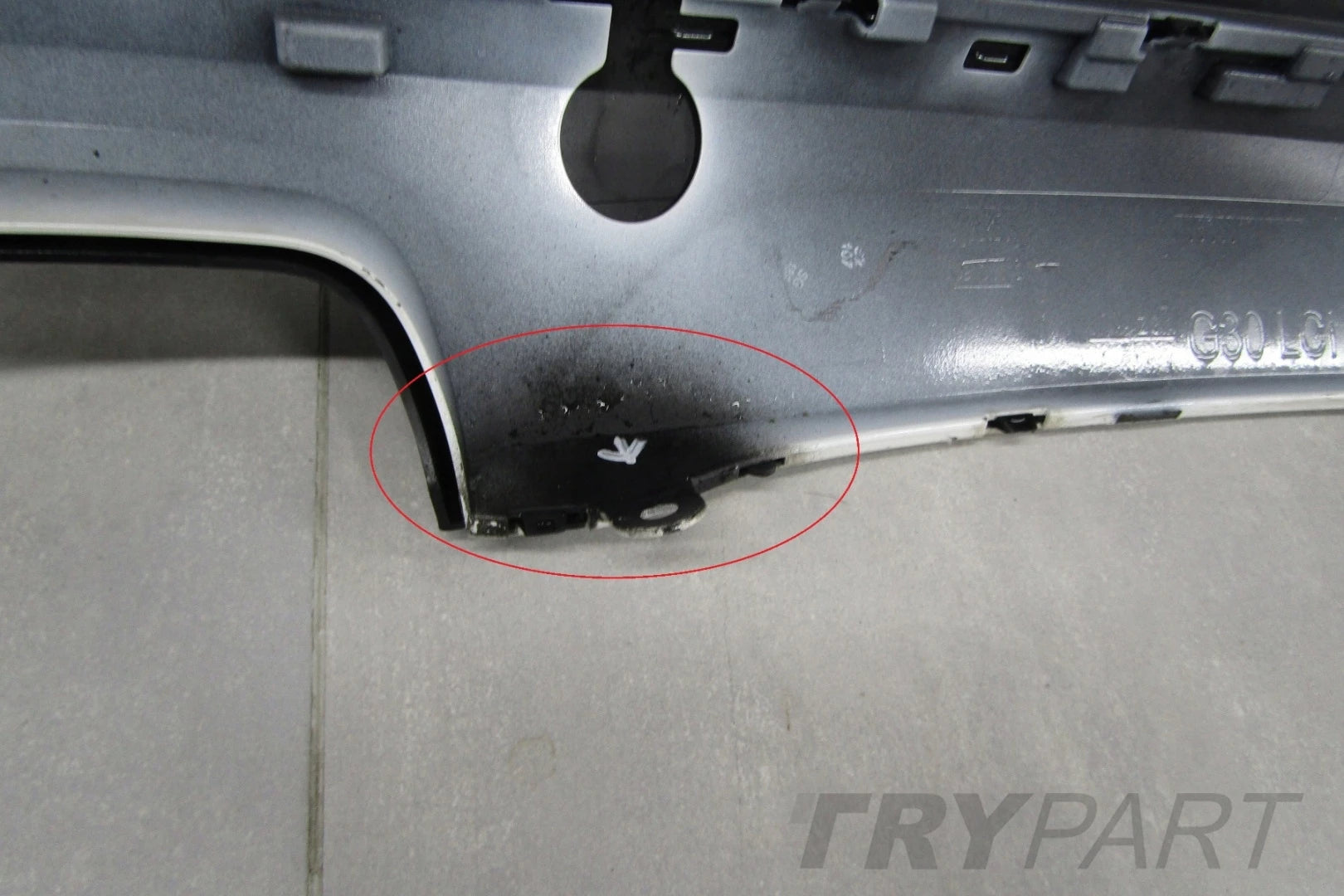 Rear Bumper BMW 5 G30 Sedan LUXURY LCI Lift 20-