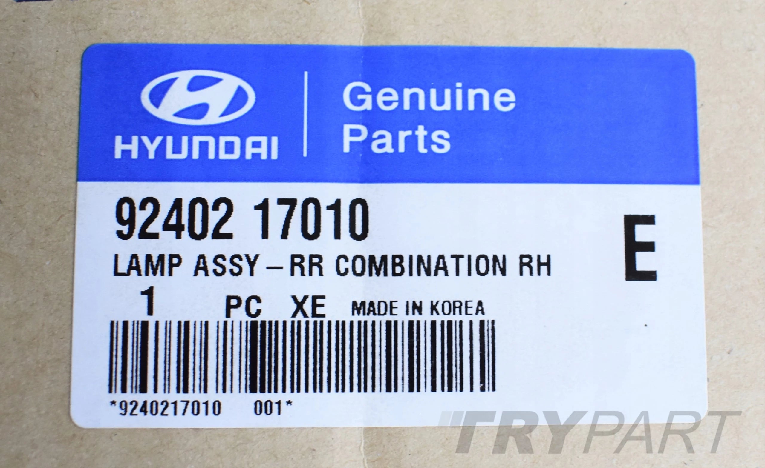 HYUNDAI MATRIX RIGHT REAR TAIL LIGHT EU ORG