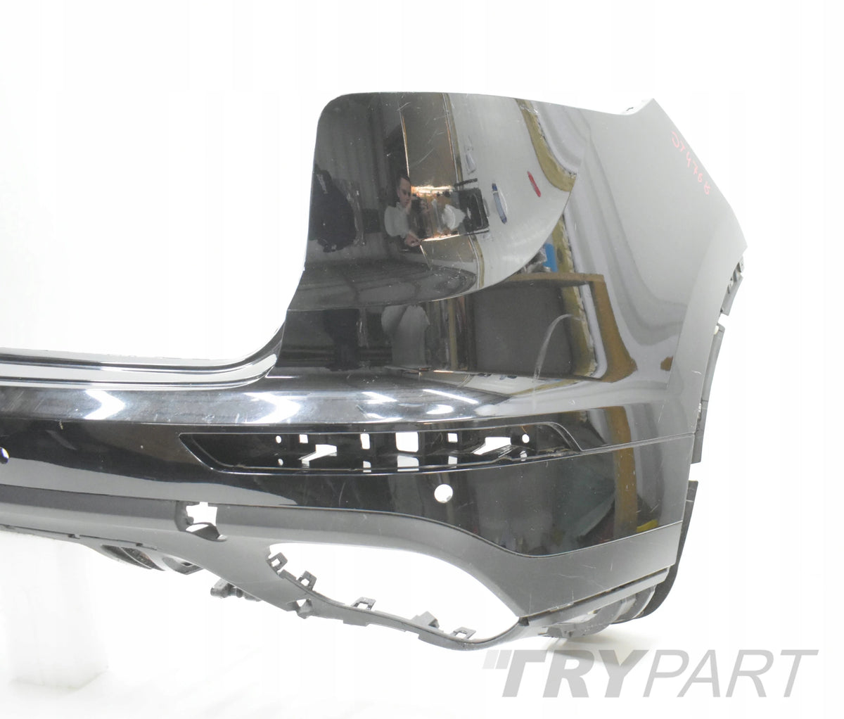 PORSCHE CAYENNE II LIFT 7P5 REAR BUMPER ORG + MOUNTS