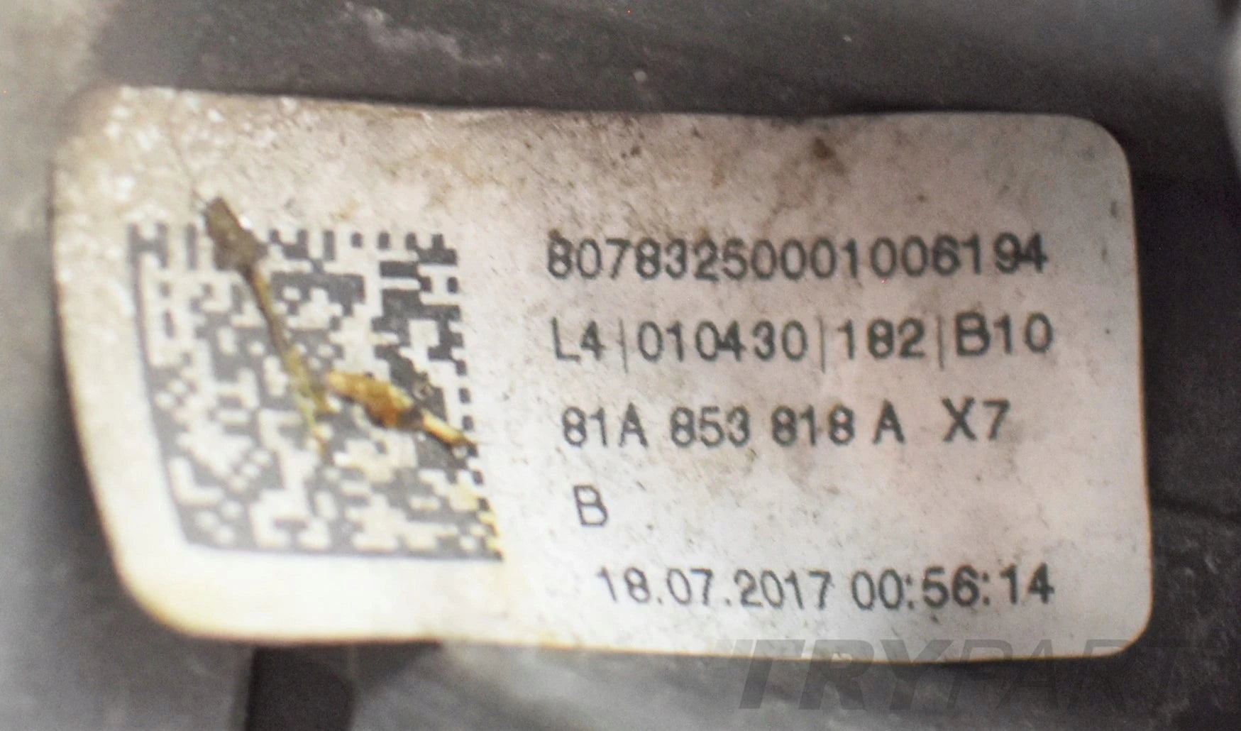 AUDI Q2 81A RIGHT REAR FENDER MOLDING ORG