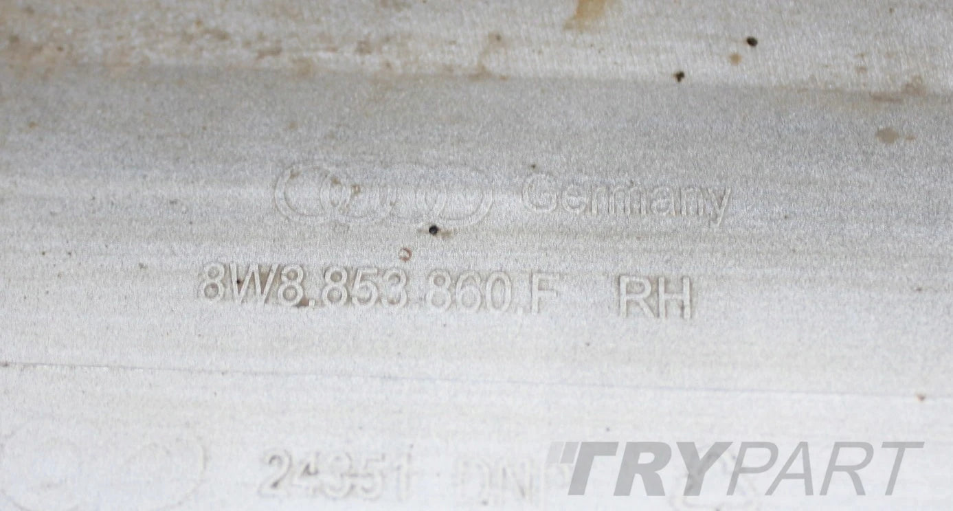 AUDI A5 8T8 S LINE RIGHT SILL SKIRT SPORTBACK ORG 8W8853860F
