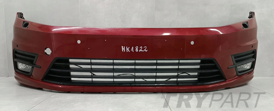 Front Bumper for VW Caddy 2K5 III 2nd Facelift 15-20 / + Fog Lights + Wiring