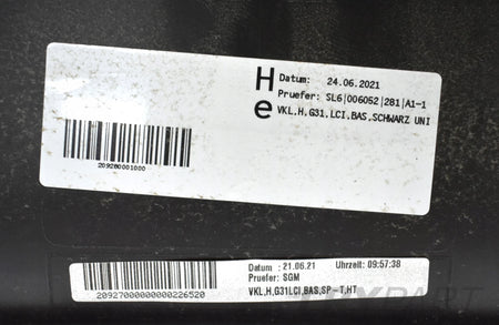 BMW 5 G31 LIFT LCI Rear Bumper Original Wagon