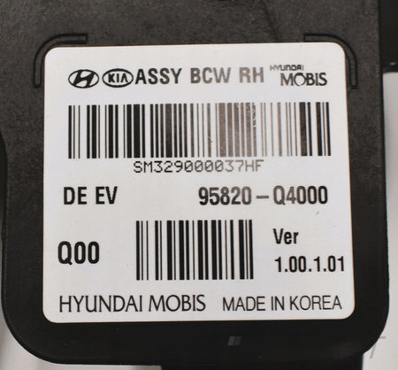 KIA NIRO BLIND SPOT SENSOR RIGHT REAR ORG NEW 95820-Q4000