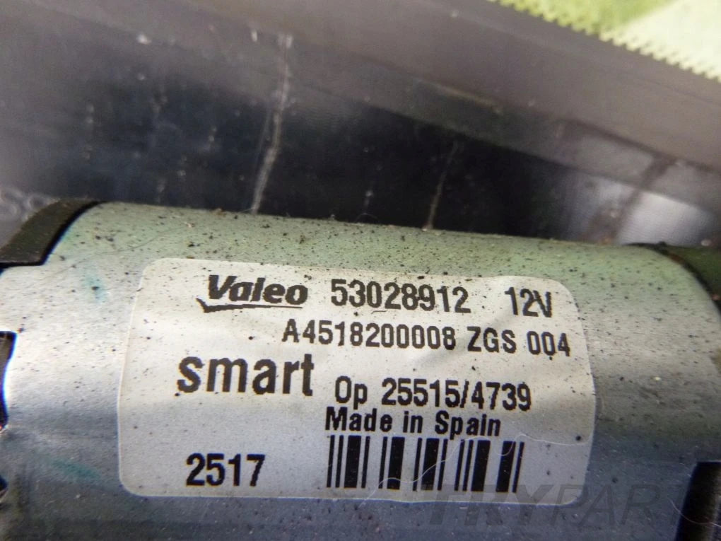 SMART FORTWO W 451 Tailgate Rear Window