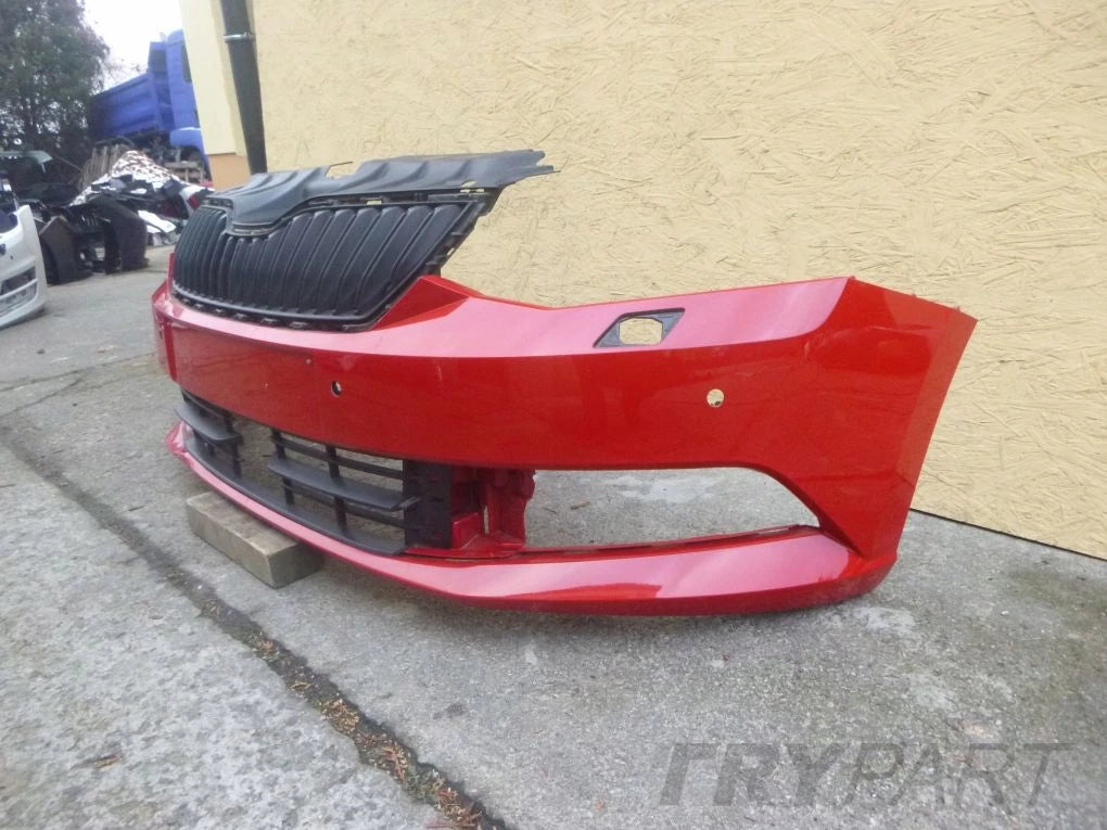 SKODA FABIA 3 III 6V0 14- Front Bumper