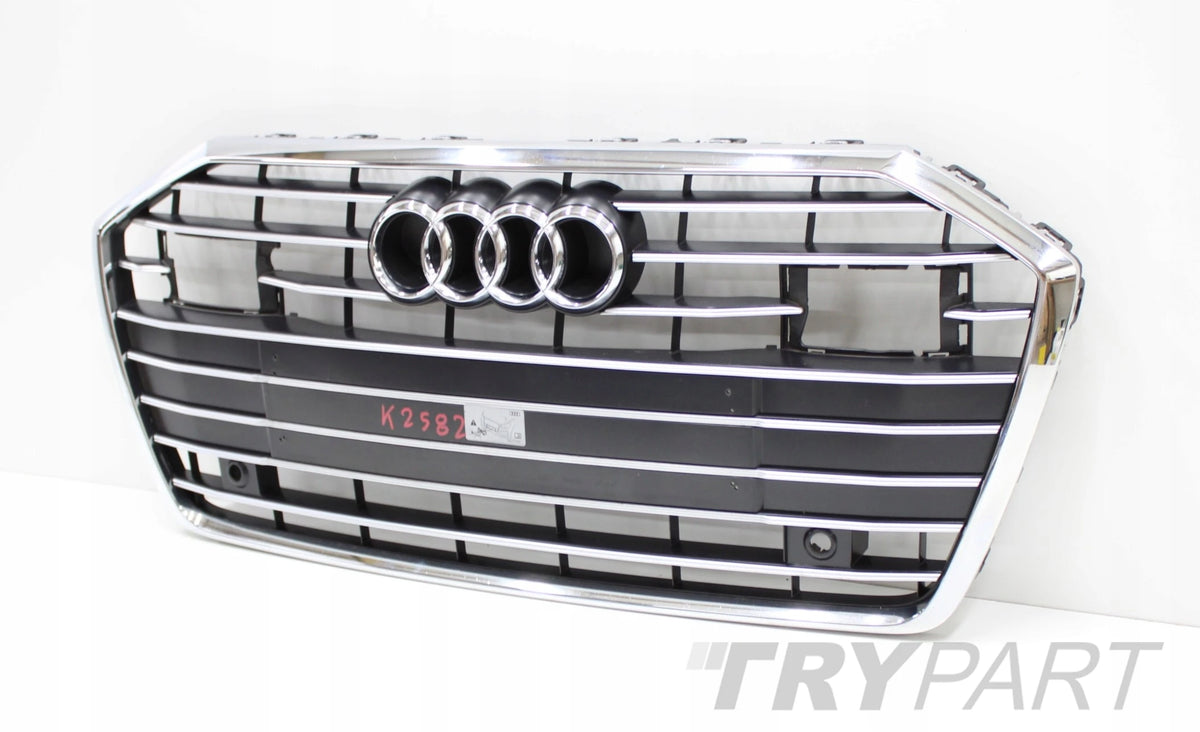 AUDI A6 C8 4K S LINE CHROM GRILLE FRONT BUMPER ORIGINAL 4K0853651