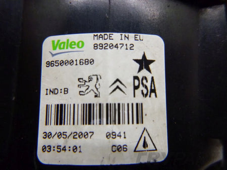 CITROEN C4 halogen right left