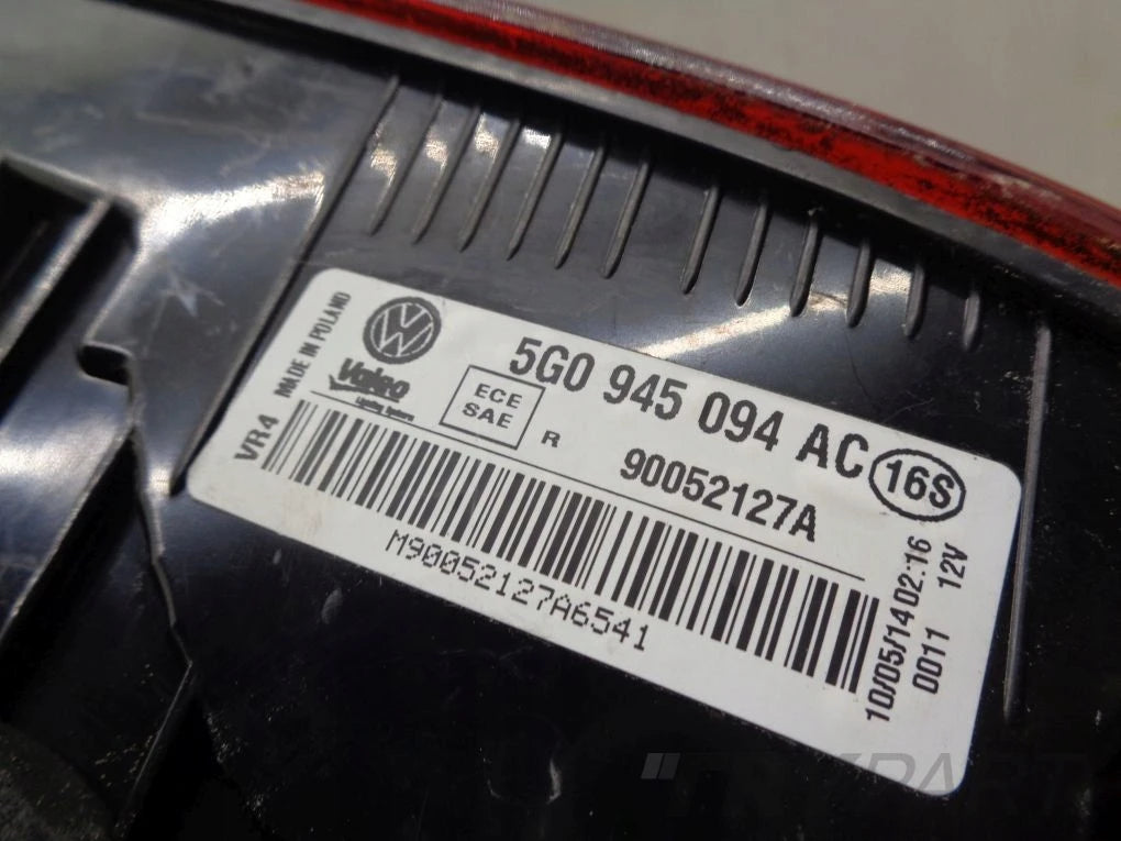 VW GOLF VII HB 5G0 Left Right Tail Lamp
