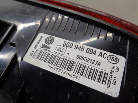 VW GOLF VII HB 5G0 Left Right Tail Lamp
