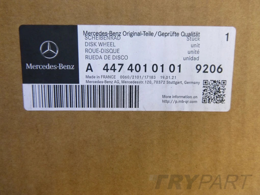 Mercedes Vito V-Class 16 6.5J 5x112 ET52 Rim