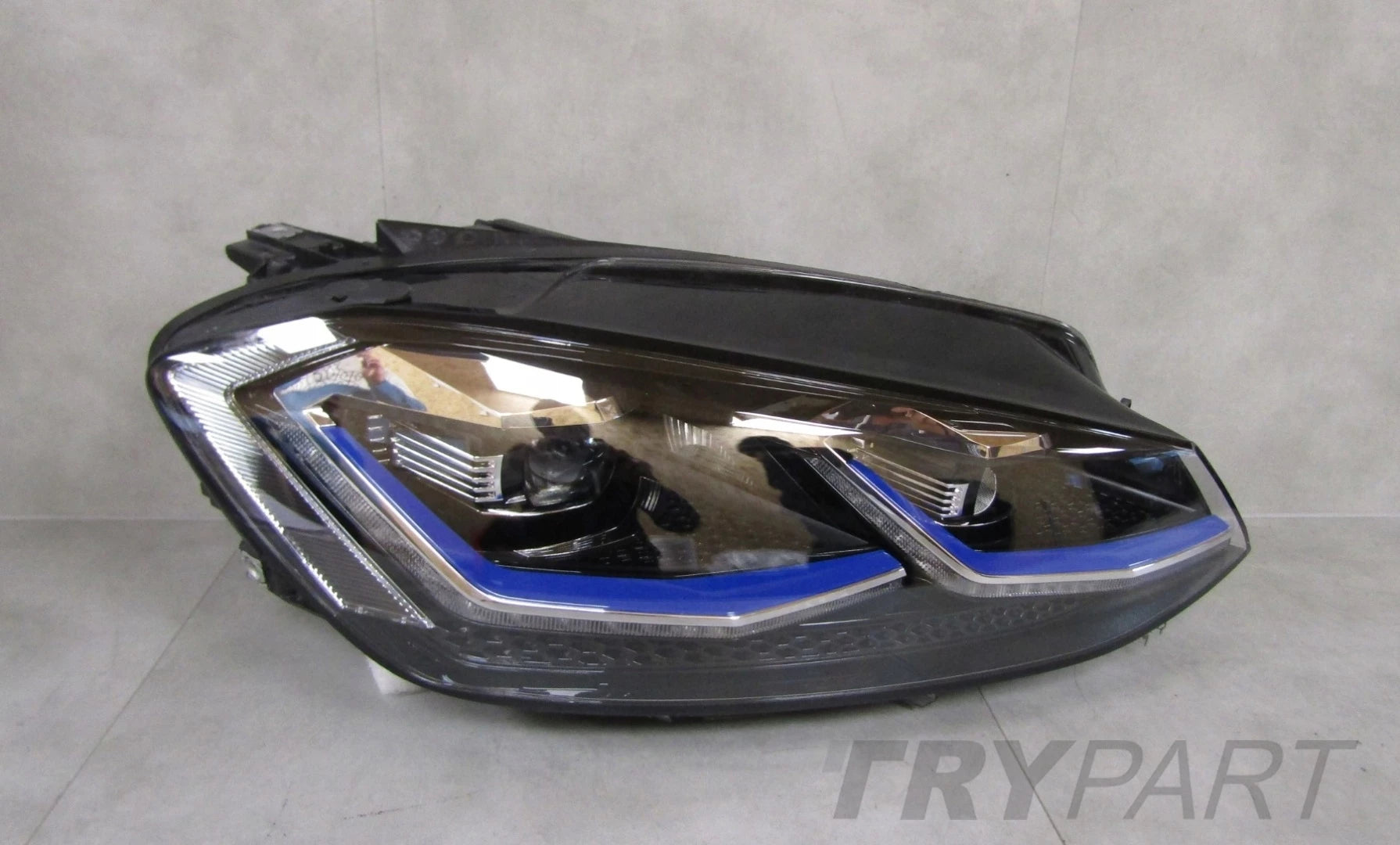 FRONT HEADLIGHT VOLKSWAGEN GOLF 7 VII GTE LIFT FULL LED 16-20 RH RIGHT