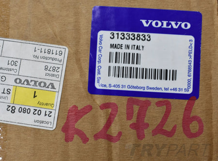 VOLVO XC60 XC-60 I LIFT CHROME GRILLE BUMPER FRONT ORIGINAL NEW 31333833