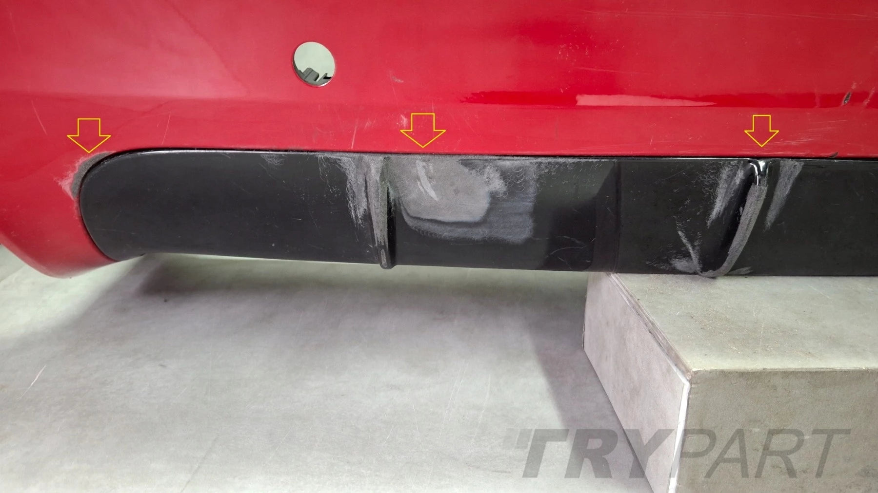 Porsche Cayenne III GTS TURBO 9Y0 18- Rear Bumper + lights + guides