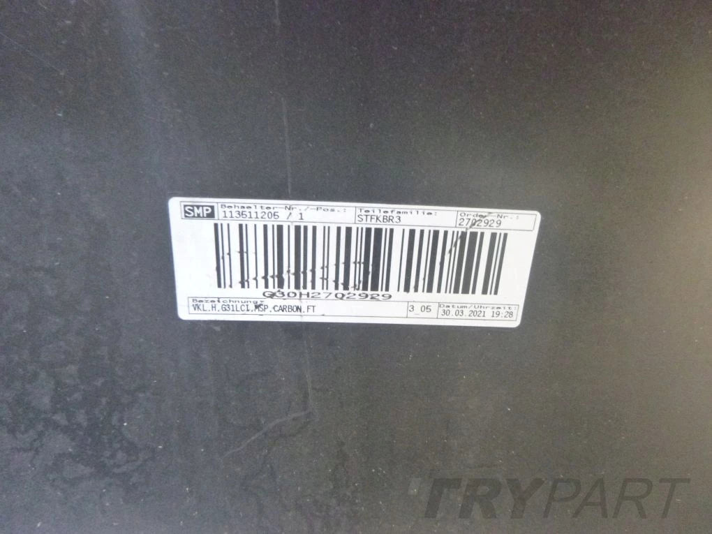 BMW 5 G31 M Package Touring Rear Bumper