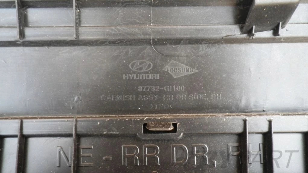 HYUNDAI IONIQ V 5 21- Right Front Rear Door Moulding