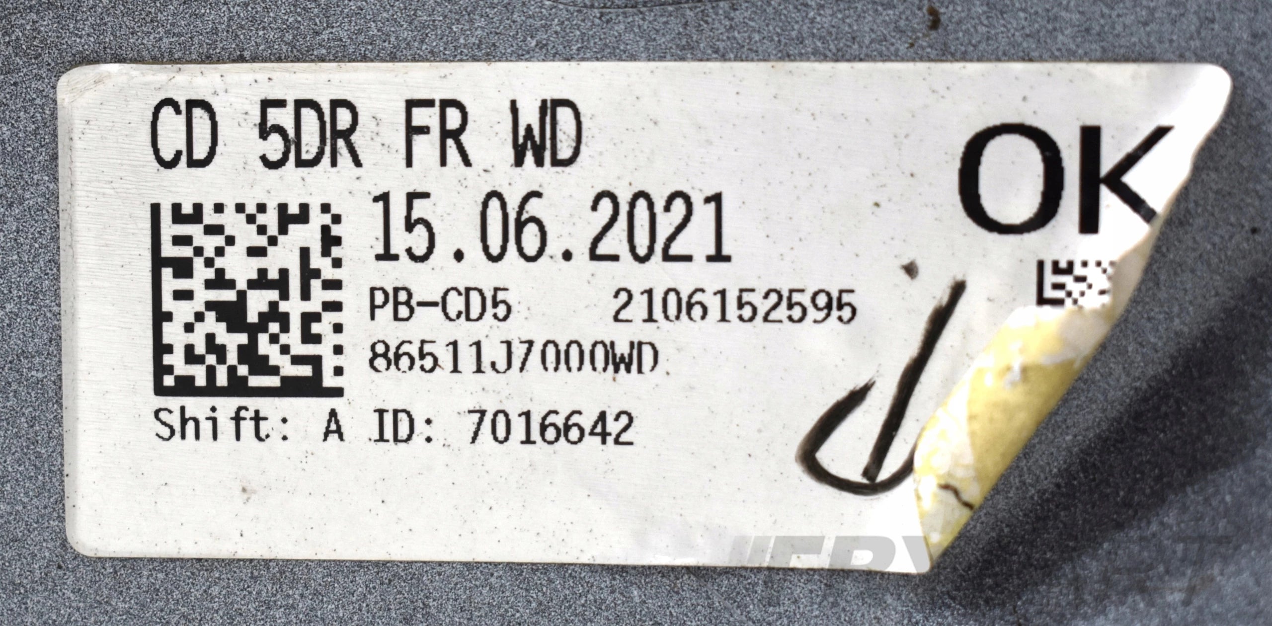 KIA CEED III 3 FRONT BUMPER ORIGINAL + LOWER PART