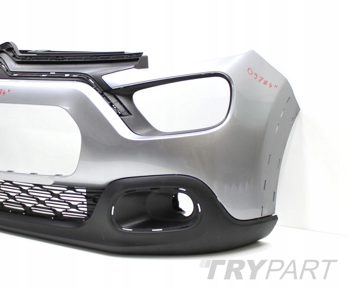 CITROEN C3 III LIFT FRONT BUMPER ORG + BOTTOM + GRILLE