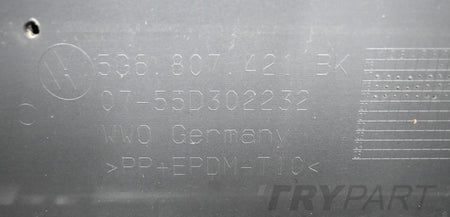 VW GOLF VII LIFT 5G6 REAR BUMPER ORG HB + BOTTOM + COMPLETE CHROME