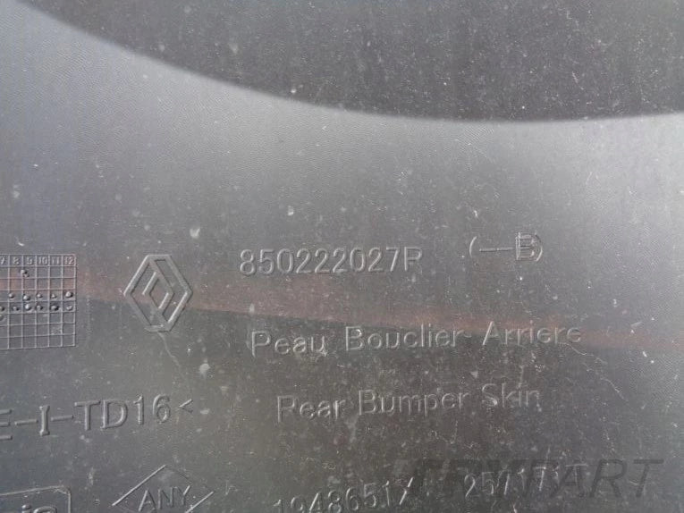DACIA DUSTER 2 II 17- Rear Bumper